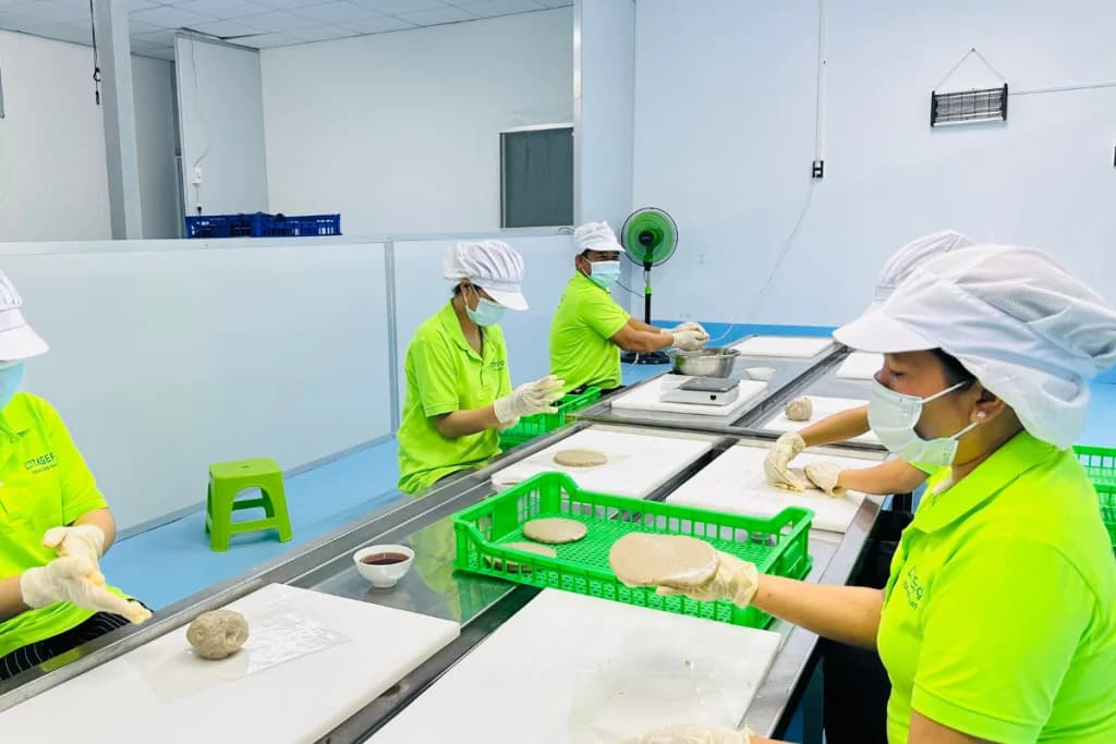 Xưởng chế biến hải sản đạt chuẩn